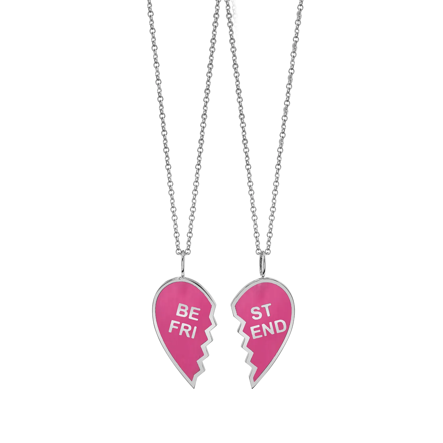 Kids Enamel Best Friend Necklaces (Set of 2)