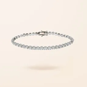 Lab Created 14K Gold Diamond Tennis Bracelets