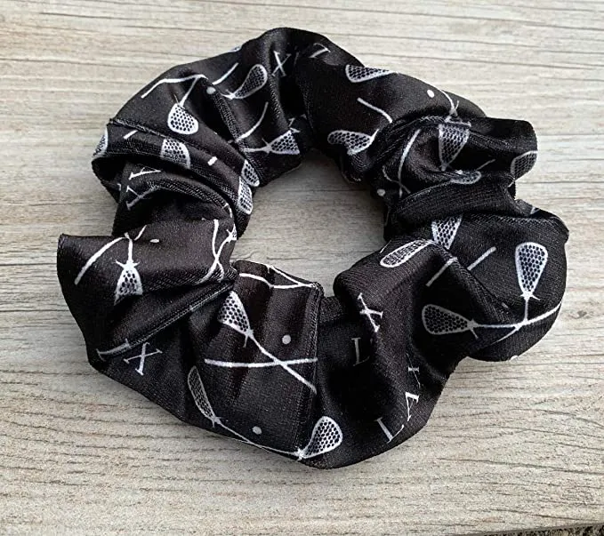 Lacrosse Premium Velvet Scrunchie 2pc Set