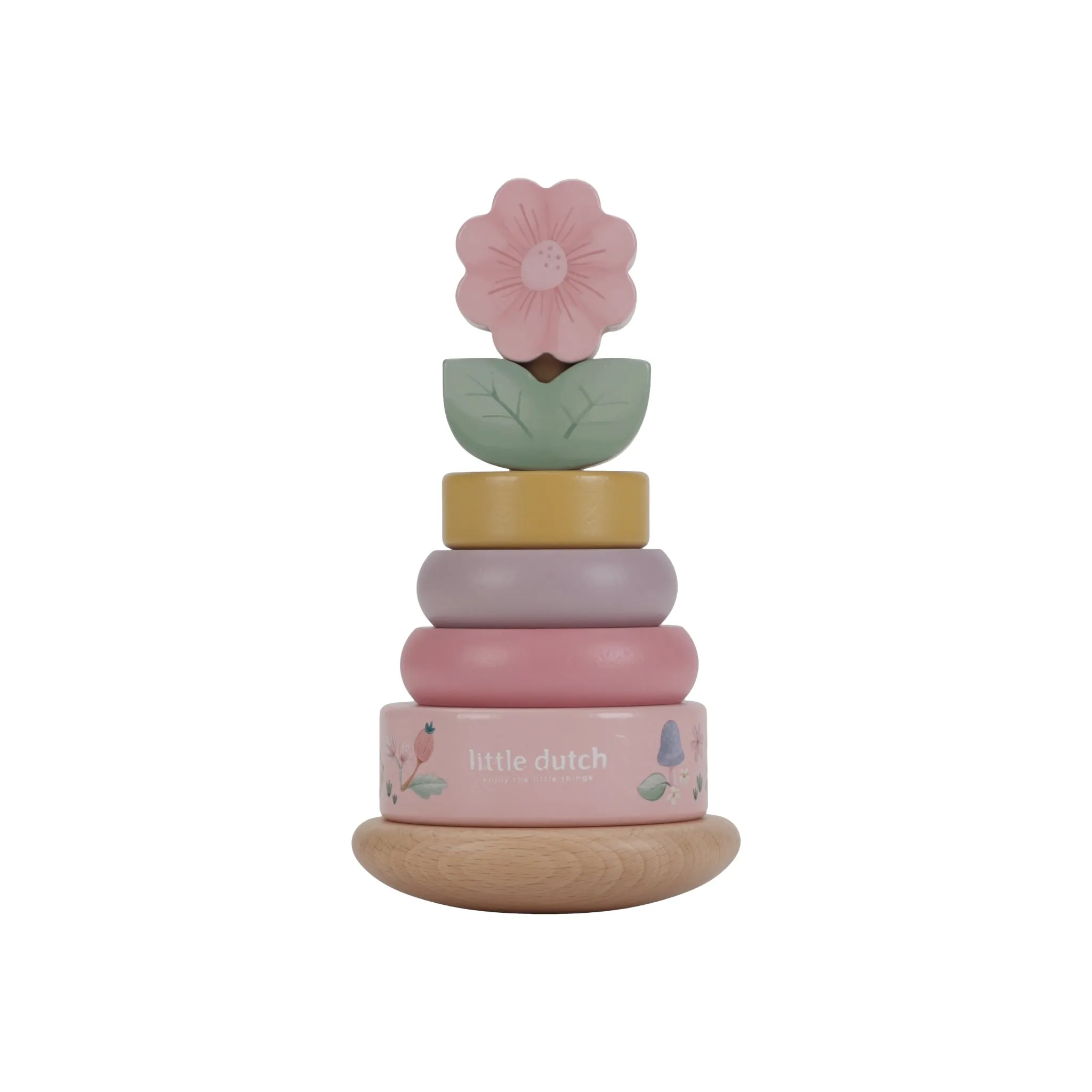 Little Dutch Wooden Rocking Ring Stacker - Fairy Garden