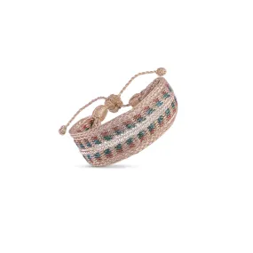 Maxi Yula n°2 Bracelet in Rose Gold Forest Mocha