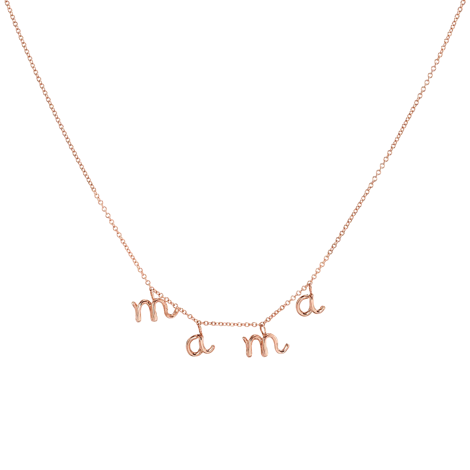 Mini Letter Mama Necklace