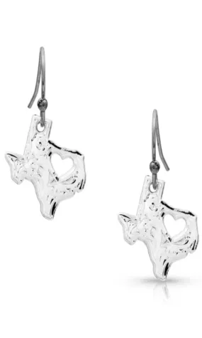 Montana Silversmith I Heart Texas Charm Earrings - In Stock