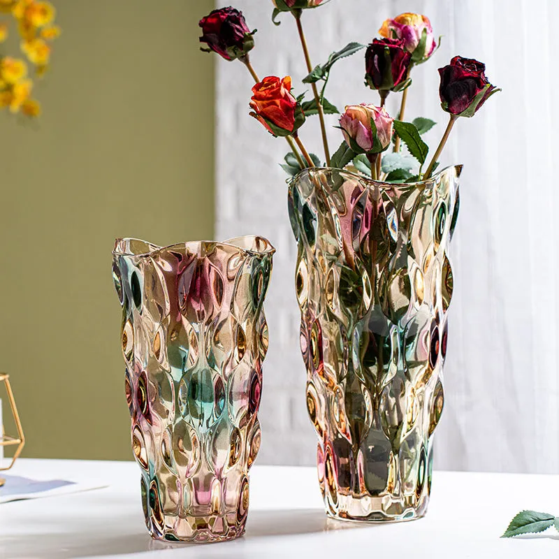 Multicoloured Glass Vase