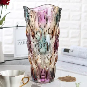 Multicoloured Glass Vase