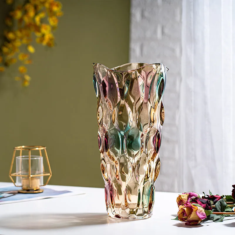 Multicoloured Glass Vase