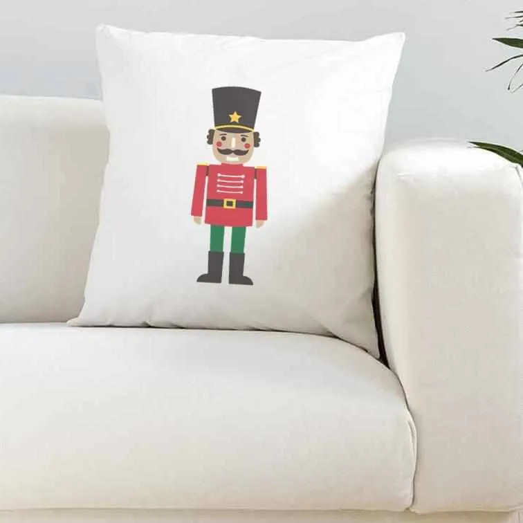 Nutcracker White Super Soft Cushion Cover