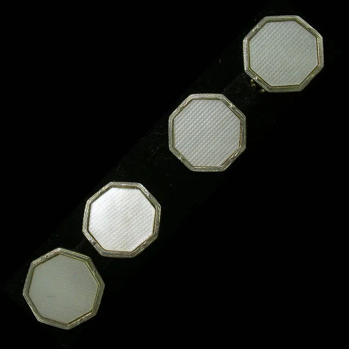 Octagonal Cuff-Links