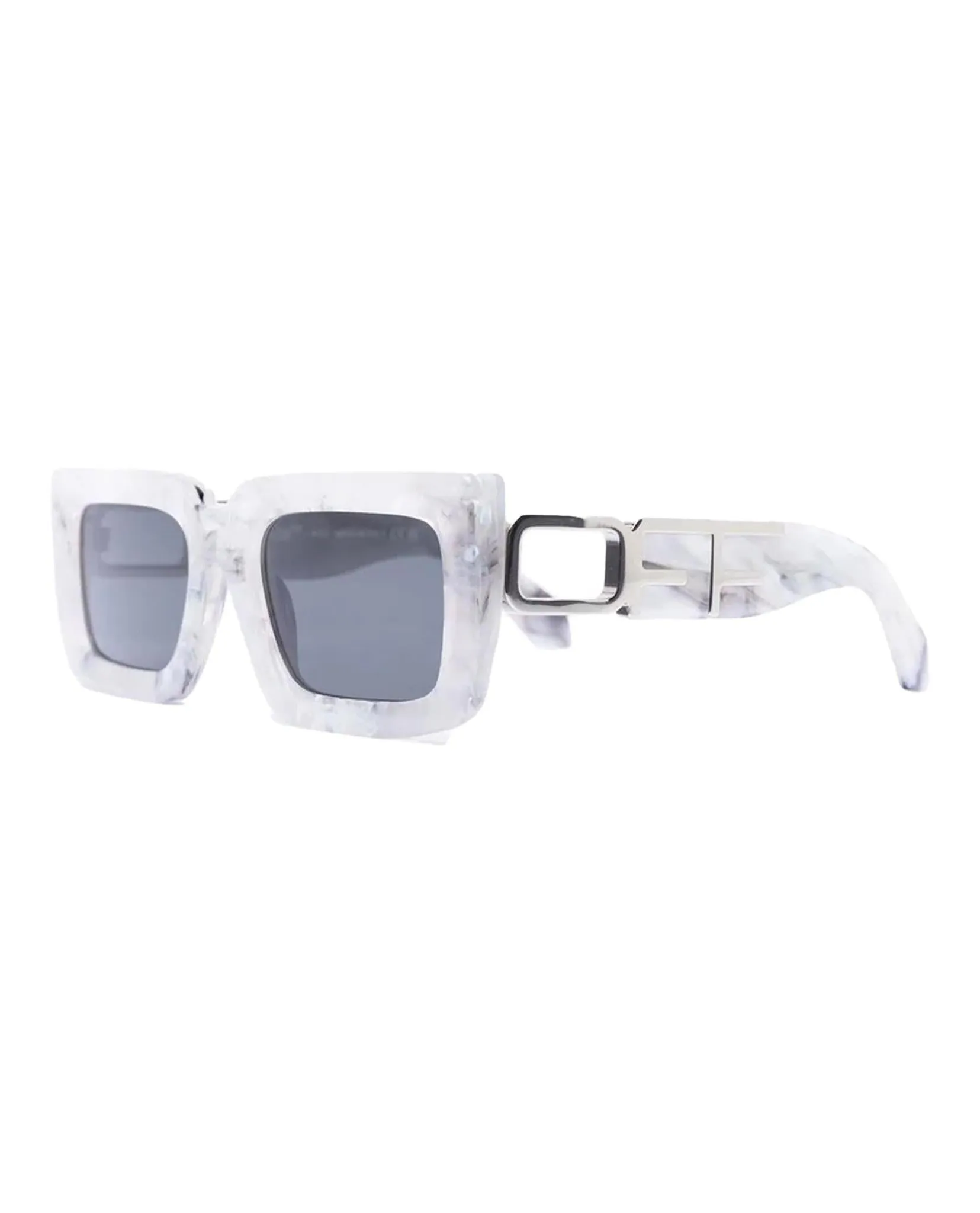 Off-White Boston Sun Glasses Marble Dark Grey