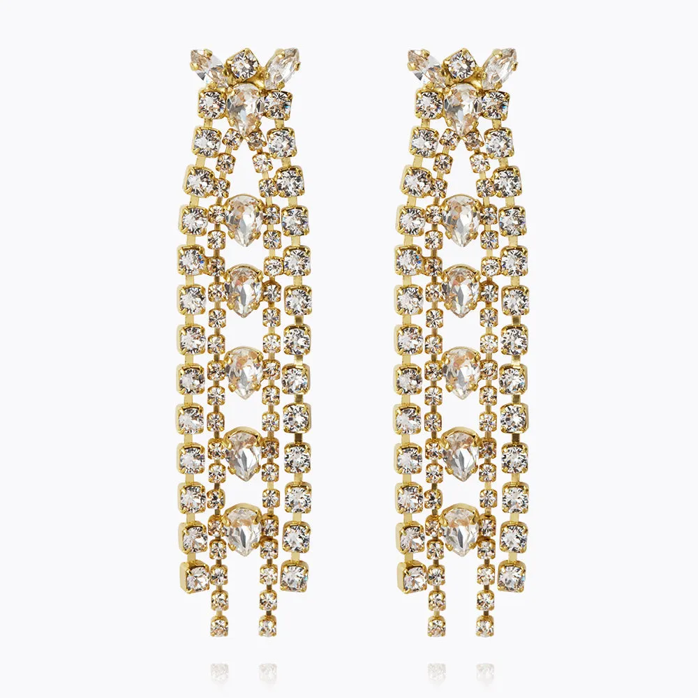 Petite Penelope Earrings / Crystal