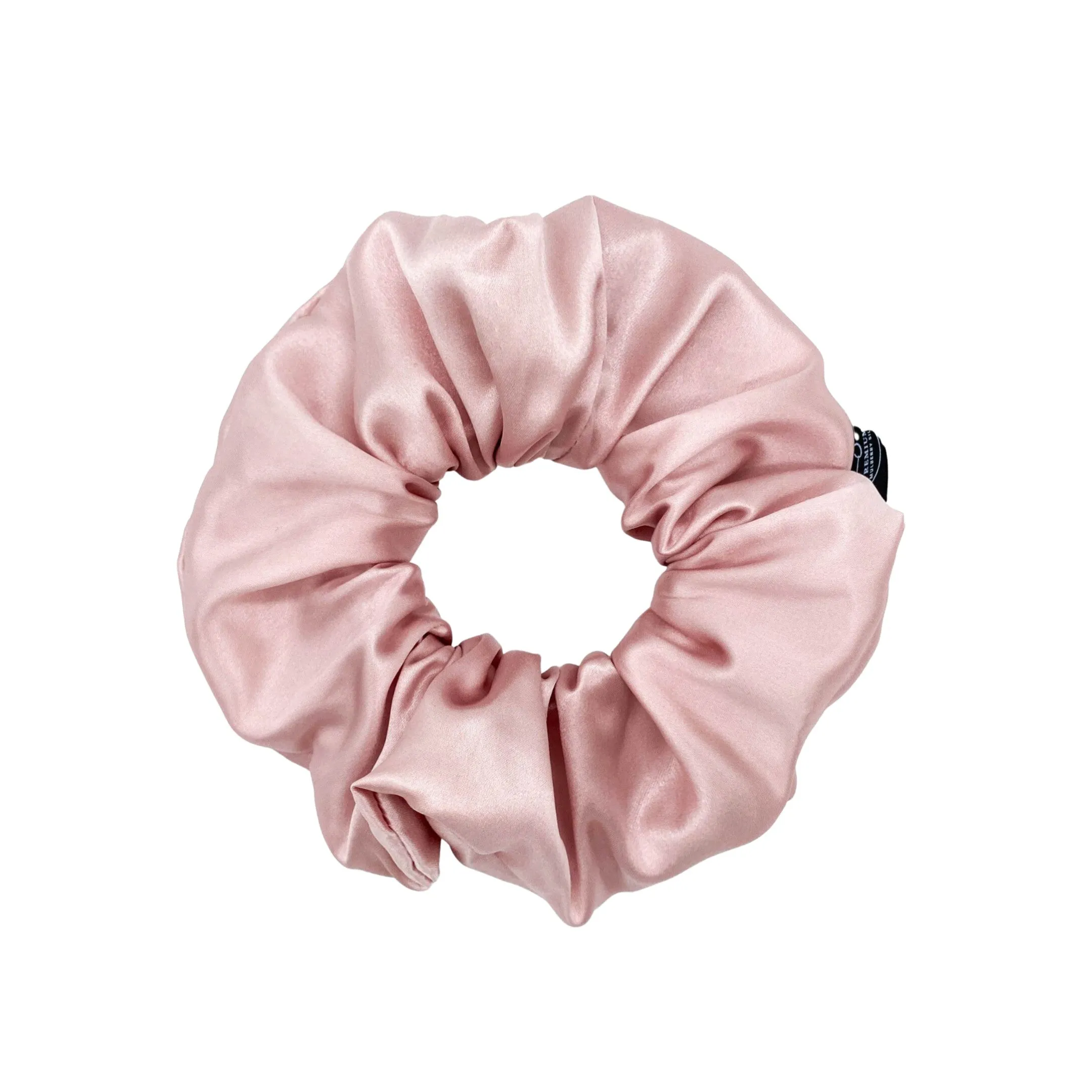 Premium Mulberry Silk Scrunchie - Raspberry - Extra Large