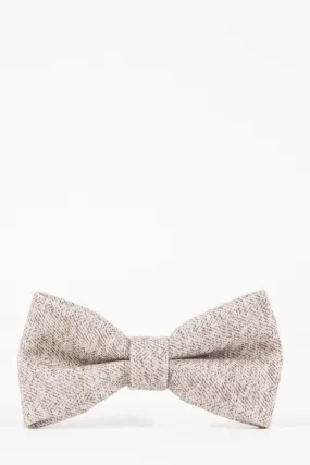 RAYFORD – Cream Heritage Tweed Bow Tie