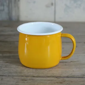 Rounded Enamel Mug - Mustard