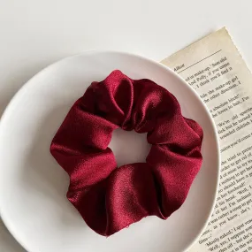 Satin Scrunchie - Red