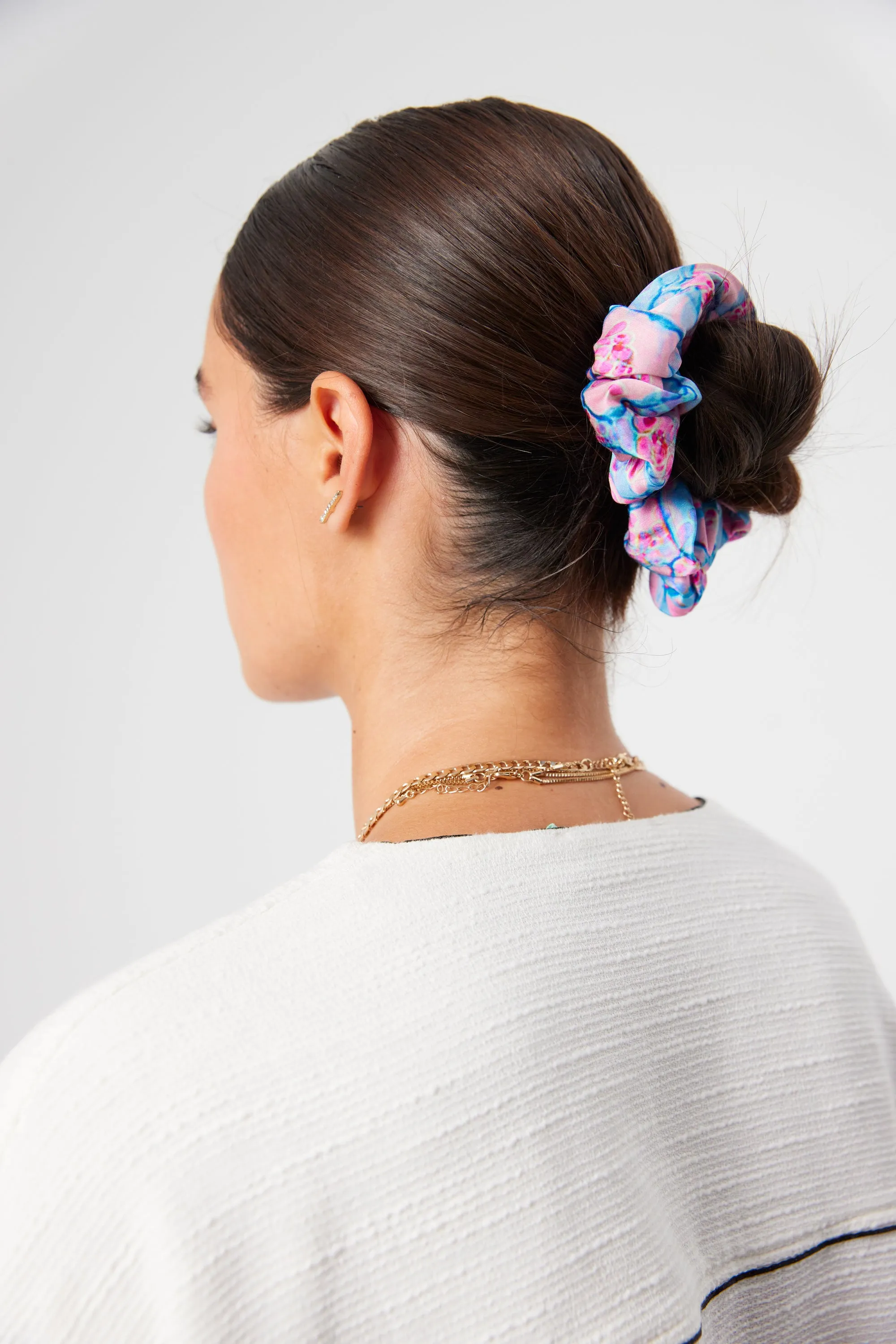 Scrunchie in Poolside print