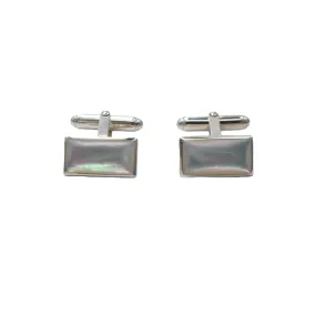 Silver Mother of Pearl Cufflinks