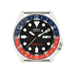 SKX007/SRPD Glass Bezel Insert: Dual Time Style Pepsi