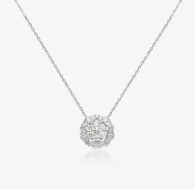 THIALH - DATURA • BLOSSOM - Diamond and 18K White gold Necklace