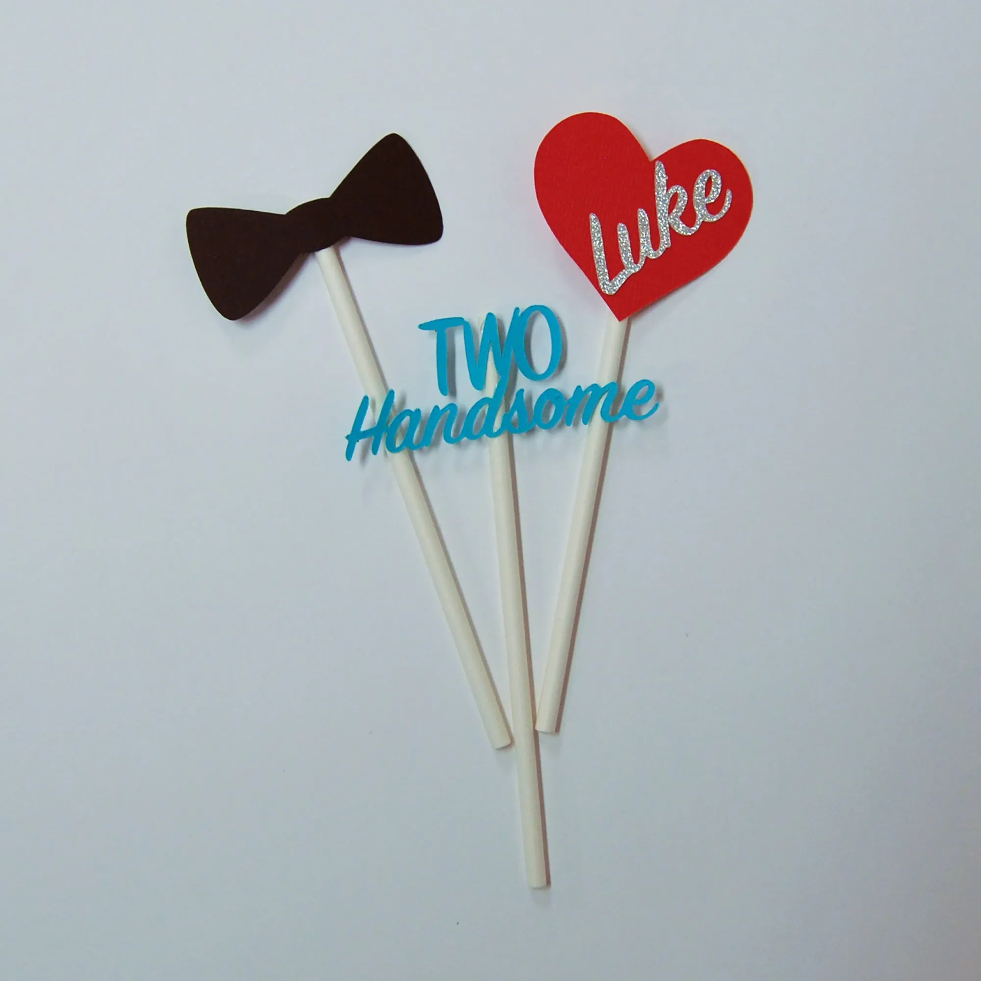 Two Handsome Cupcake Toppers