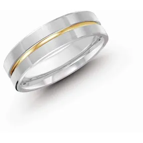 Two-Tone Gold Wedding Band