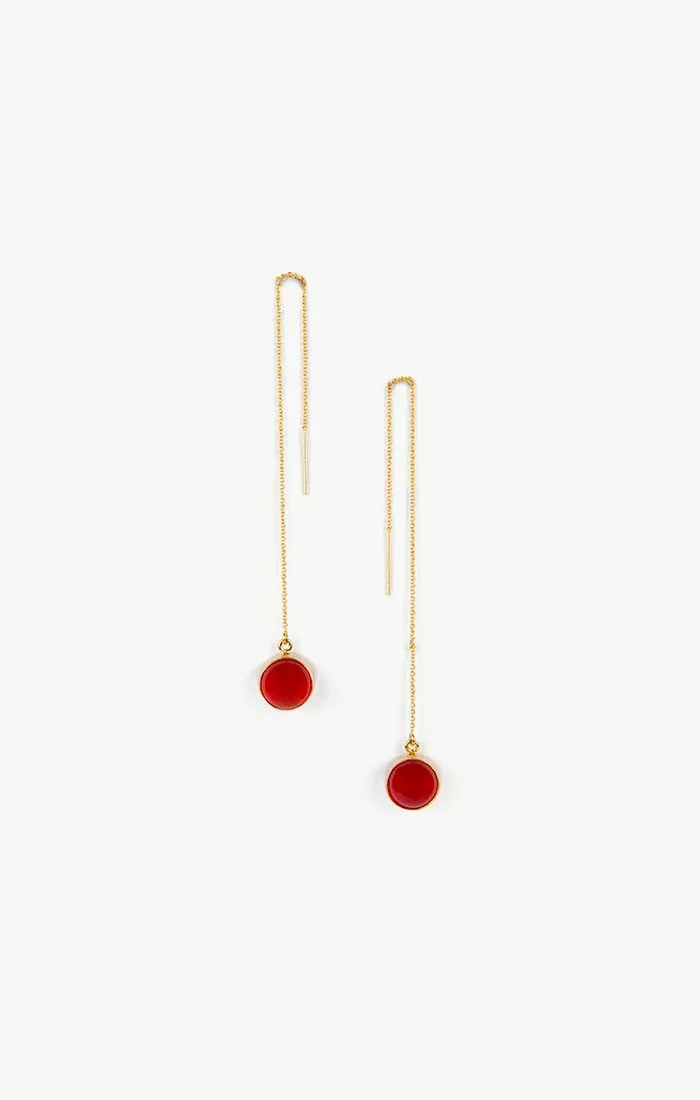 Umbo Chain Threader Earrings